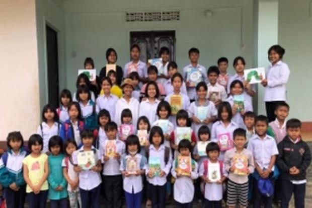 Orphans with their new books