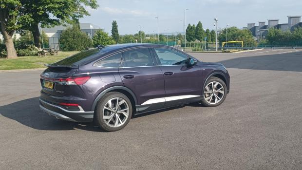 Hampshire Chronicle: The car has an elegant side profile 