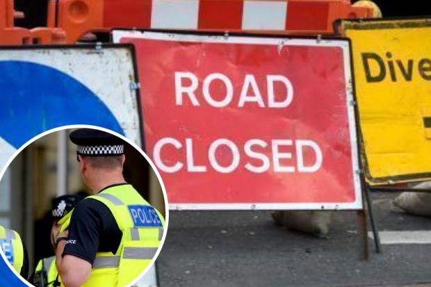 The A33 has been closed in both directions between Whitmarsh Lane and Lillymill Chine