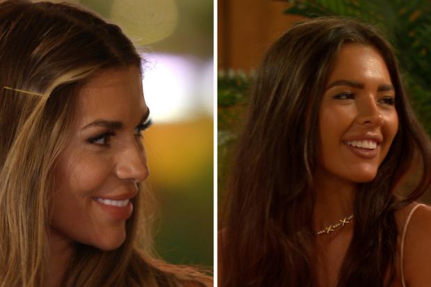 Hampshire Chronicle: Ekin-Su and Gemma on Love Island. Love Island airs at 9pm on ITV2 and ITV Hub. Episodes are available the following morning on BritBox. Credit: ITV