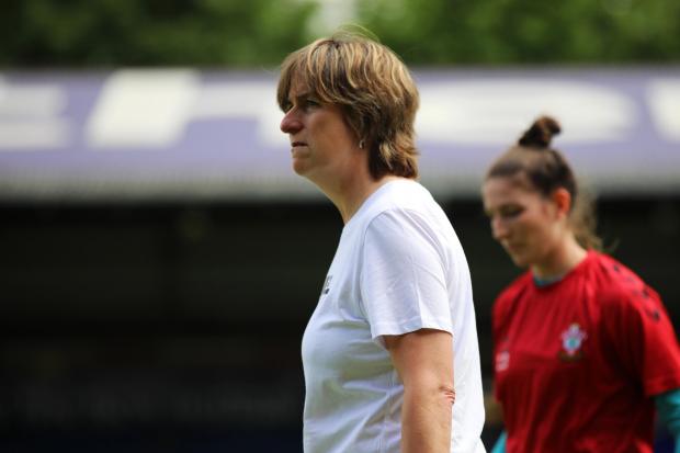 Southampton FC Women's Head Coach Marieanne Spacey-Cale (Pic: Tom Mulholland)