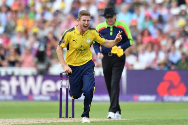 Hampshire's Liam Dawson helped limit the Gloucestershire attack (Pic: PA)