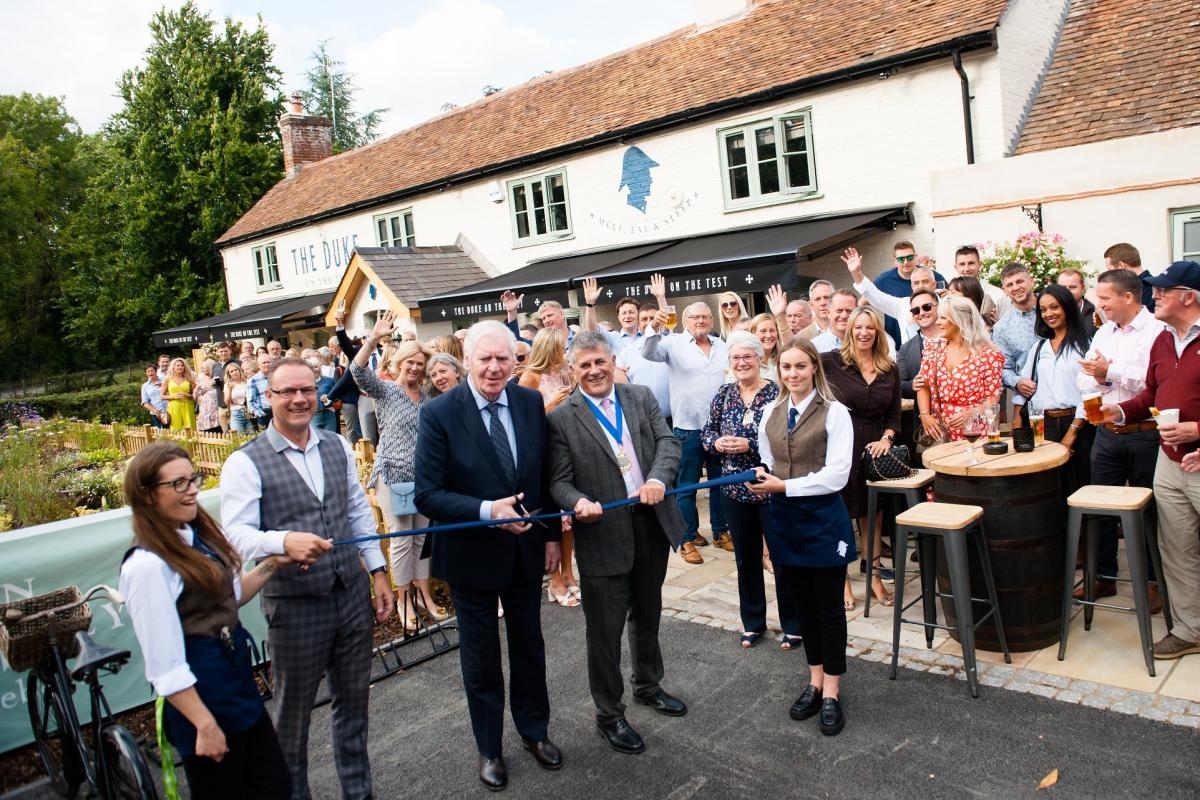 The opening of the Duke of the Test near Romsey