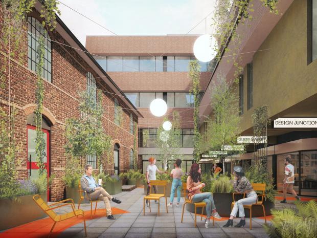 Hampshire Chronicle: The Courtyard of Kings Walk, revamp plans August 2022