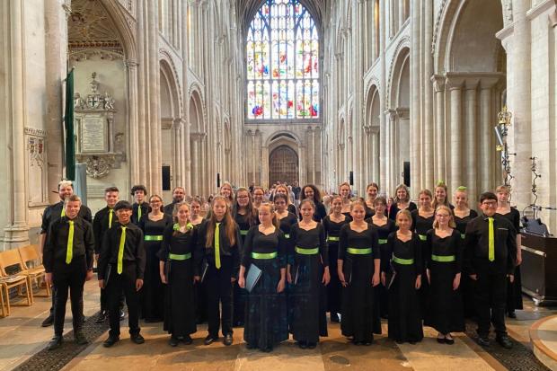 Hampshire Chronicle: Romsey Youth Choir, concert in Norwich Cathedral.