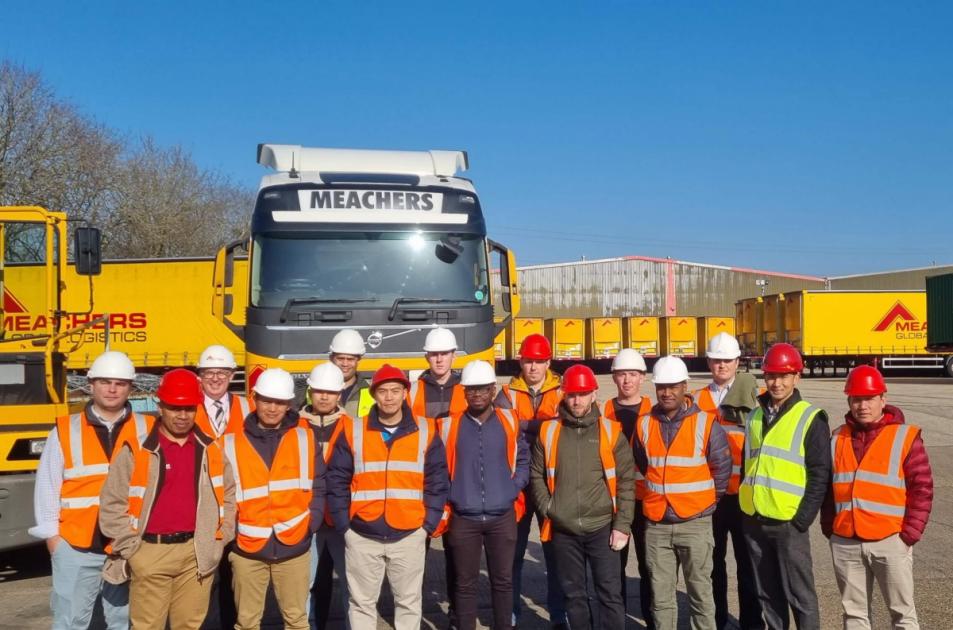 Worthy Down students get commercial logistics insight from Meachers