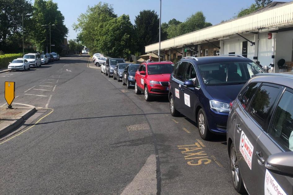 Wintax takes over taxi rank by Winchester Train Station after SWR deal