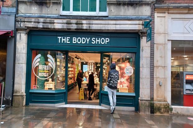 Body Shop in Winchester High Street