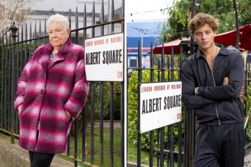 Bobby Brazier and Laila Morse return to EastEnders this week