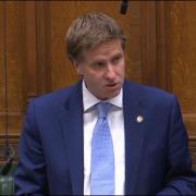 Winchester MP Steve Brine speaking during a debate on Winchester schools in Parliament.
