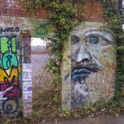 Graffitti at Bushfield Camp. Photo: Andrew Napier