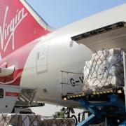 Virgin Atlantic flight being loaded with humanitarian relief. Credit: Virgin Atlantic