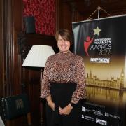 Remedi Health manager Deborah Evans at the Independent Pharmacy Awards in the House of Commons