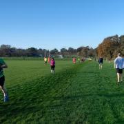 Runners were blessed with a sunny Autumn morning