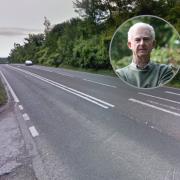 A36 at Pepperbox Hill and Dr Chris Gillham
