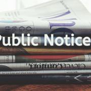 Public notices in the Hampshire Chronicle this week
