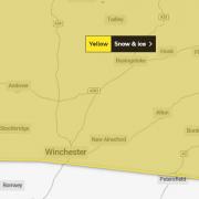 Yellow weather warning for Winchester