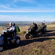 Mobility scooters in the South Downs National Park
