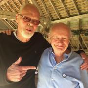 BBC Radio 2 presenter Bob Harris and former custodian of John Lennon's childhood home Colin