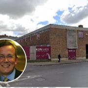 Friarsgate Medical Centre, inset: Cllr Martin Tod