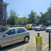 Police at Waitrose in Winchester. Image: Ali Kefford