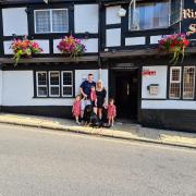 Rising Sun owner Rob Plunton and his family
