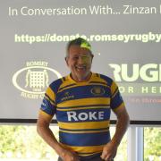 Zinzan Brooke at Romsey Rugby Club