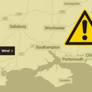 Yellow weather warning issued across Hampshire as 'unseasonably' high winds predicted