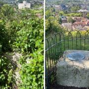 St Giles Hill: before and after