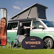 VW campervan winner Sean Ervine