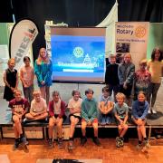 Chesil Youth Theatre launches Rotary Club's Shoebox Appeal