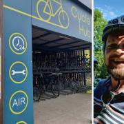 Cyclists have been warned not to use the station bike hub
