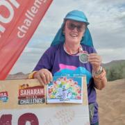 Nurse completes Saharan Marathon Challenge to raise money for Naomi House