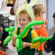 Children enjoy a tea party at the opening of the new Complete Fertility clinic in Chandlers Ford