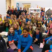 Romsey library: Hundreds take part in 'The Biggest Sleepover in the World' for Jacqueline Wilson book