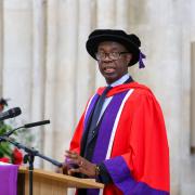 Clive Myrie receives honorary doctorate at University of Winchester
