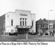 The Plaza as a bingo hall in 1980, photo by Pat Sillence