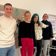 From left: Steve (operations manager), Marianne Foster (trustee), Georgie (member of staff) and Naomi (nursery staff member)
