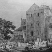 Romsey Abbey in 1795