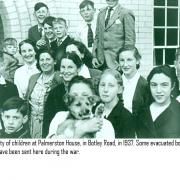 A party of children at Palmerston House, Botley Road, in 1937