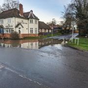 Burst sewer causes a stink in Hampshire town