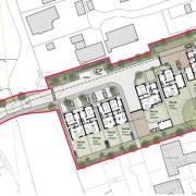 Burnet Lane site plan