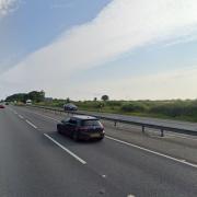 A34 in Hampshire closed following crash