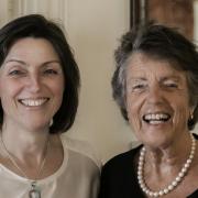 Anna and her mum on her 80th birthday.