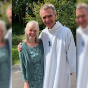 Revd Canon Peter Seal  and his wife Julia in 2021