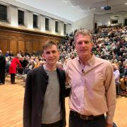 Richard North and Dan Snow: Hampshire History Trust held an evening with Dan Snow at Winchester