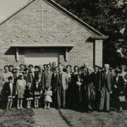 Opening of the new chapel in 1954