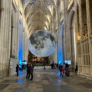 Museum of the Moon by Luke Jerram at Winchester Cathedral