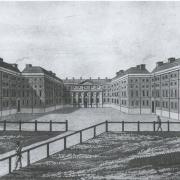The barracks in 1811, formerly the King’s House