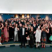 The guests and award winners celebrate. Image: RCM